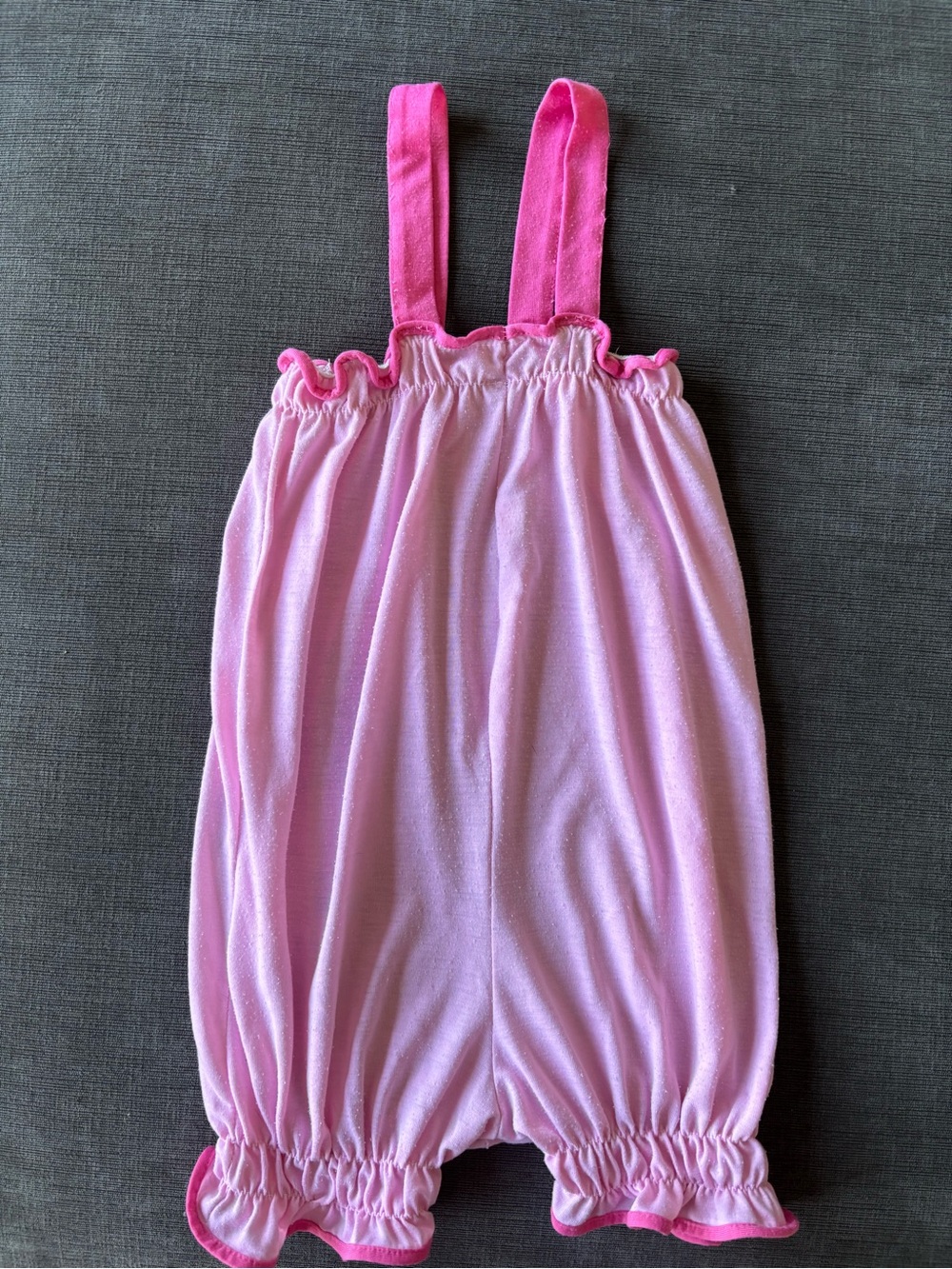 Vintage 80s Cabbage Patch Kids Pink Pajama Romper Wundies Size 8 - Picture 3 of 7